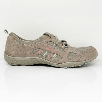 

Skechers Womens Breathe Easy Good Luck 22544 Бежевые повседневные туфли Кроссовки Размер 8.5, Бежевый, Breathe Easy Good Luck
