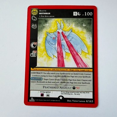 Topps Metazoo Nightfall 1st Edition #4/163 Mothman Rare
