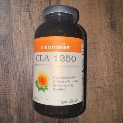 NatureWise CLA 1250 Natural Exercise Enhancement - 180 Softgels - Exp 10/24