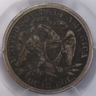 1877-CC Seated Liberty Quarter PCGS VF25