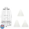 GROWNSY Official Upgraded Larger Suction Chamber and 3Pcs Silicone Tips for GROWNSY Nasal Aspirator, Nose Sucker Replacement Kit
