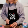 Jpayxese Chef Aprons for Men Women, Funny Kiss the Cook Apron for Grilling, Birthday Gifts from Daughter Son, Cooking Gifts for Men Dad Husband Father in law Fathers Day Christmas
