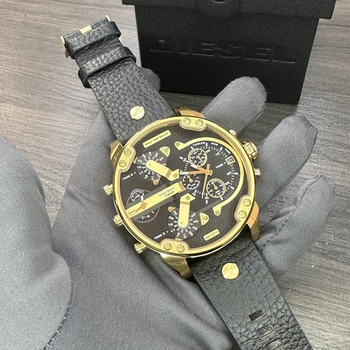NEW Diesel Mr. Daddy 2.0 57mm Black Leather Strap Wrist Watch Men's DZ7371 $375 698615111510 | eBay NEW Diesel Mr. Daddy 2.0 57mm Black Leather Strap Wrist Watch Men's DZ7371 $375 698615111510 | eBay