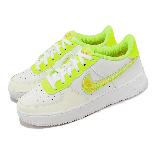 

Nike Air Force 1 LV8 GS White Volt Junior Kids Women AF1 Повседневная обувь DV1680-100, Белый, Air Force 1 Lv8 Gs