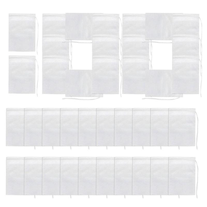 Empty Tea Bags for Loose Tea Non Woven Drawstring Tea Bags for Loose top sale