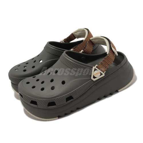 

Мужские повседневные сандалии унисекс без шнуровки Crocs Hiker Xscape Clog Dusty Olive 208365-3J5, Зеленый, Hiker Xscape Clog