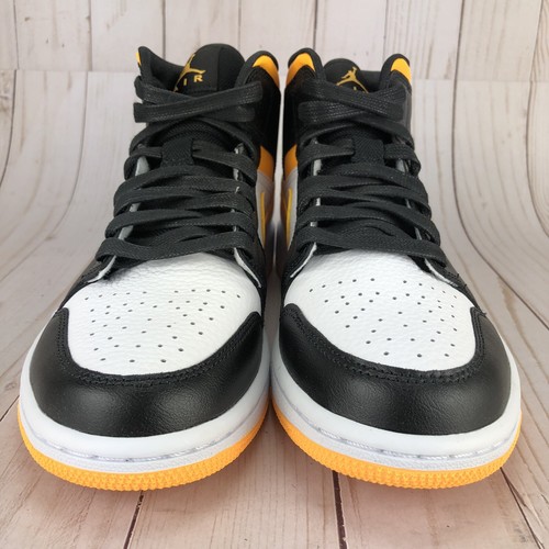 Pre-owned Jordan Nike Womens Air 1 Mid Se Shoes Laser Orange Black