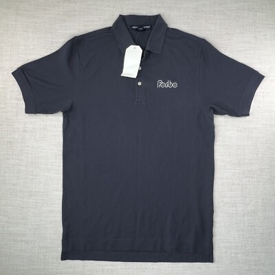Devon Jones Mens Polo Shirt Size Small Dark Gray Pima Cotton Forbo Flooring New