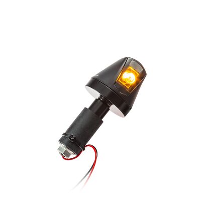 Universal Motorrad Lenkerenden - Hi-Power-LED Blinker Knight getönt 2. Wahl