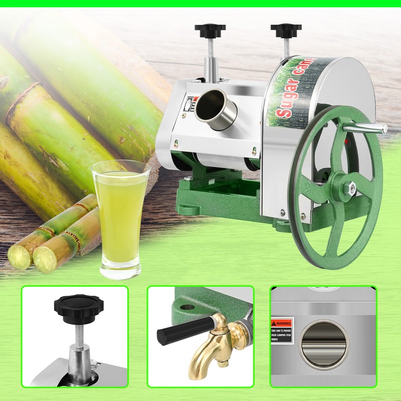 50kg/h Manual Sugar Cane Press Juicer Machine Commercial Extractor Mill