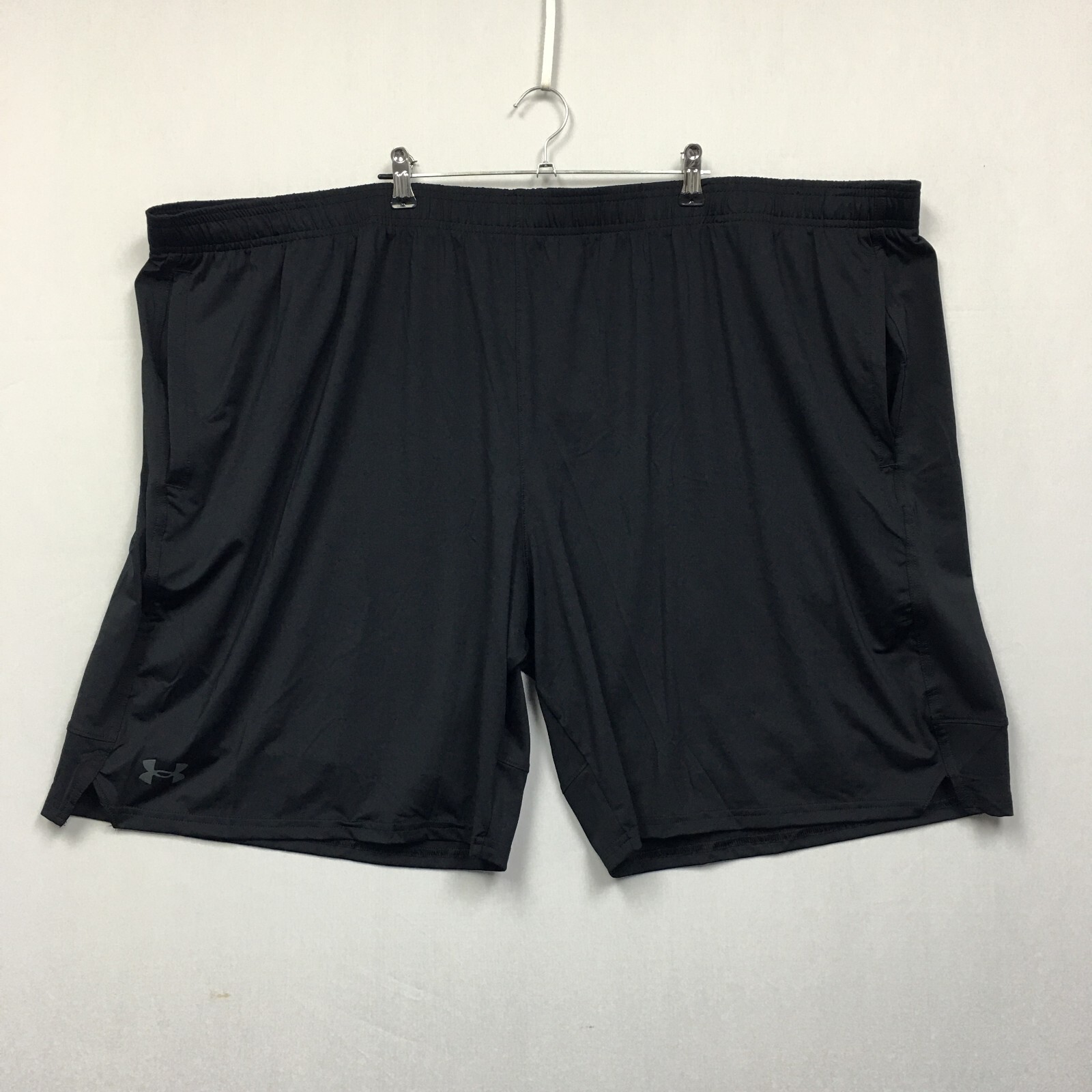 

Шорты со шлейфом стрейч Under Armour (мужской размер ), черные спортивные штаны #805-001, Черный