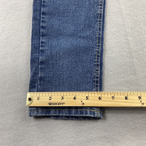 Buffalo David Bitton Jeans Mens 34x32 Blue Denim Pants Skinny Fit Max-x Stretch