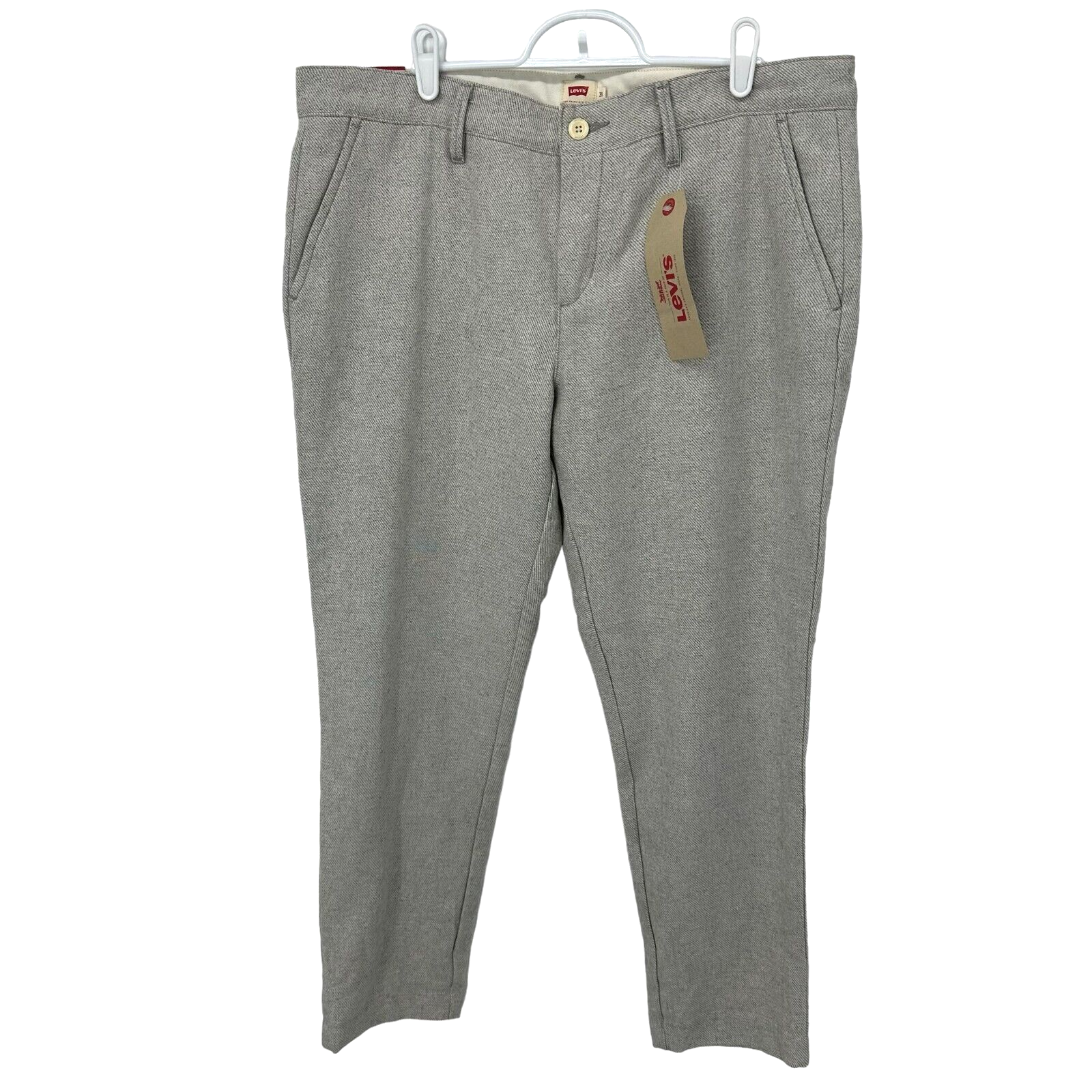Levi's Womens Wool Blend Dress Pants Lined Size 31 Gray