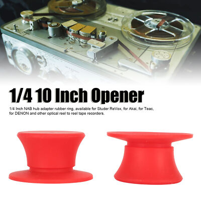 1 Pair 1/4 Inch NAB Hub Adapters Reel To Reel Tape Opener For Studer Akai