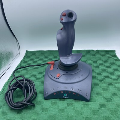 Vintage Logitech Wingman Extreme Digital Joystick Controller 15 Pin Connector