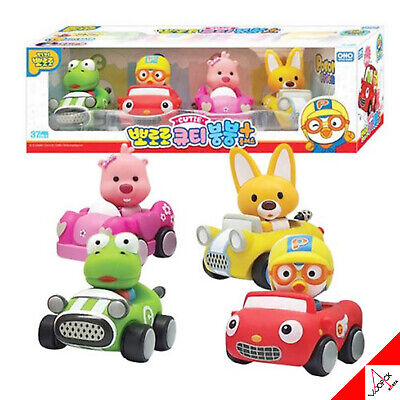 Pororo CUTIE BOONG BOONG PLUS Mini Car 4pcs Set Toy Korean TV