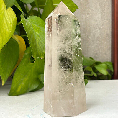 633g Rare Natural Clear Quartz Crystal Hexagon Tower Mineral Stone Healing