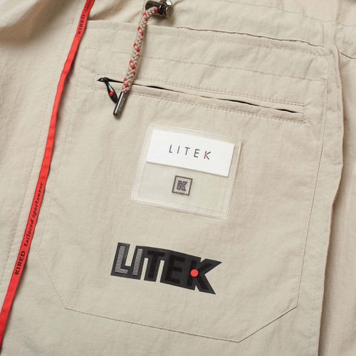 Pre-owned Kired Kiton  Litek "bugna" Beige Unlined Field Rain Safari Jacket Eu 50 Us M