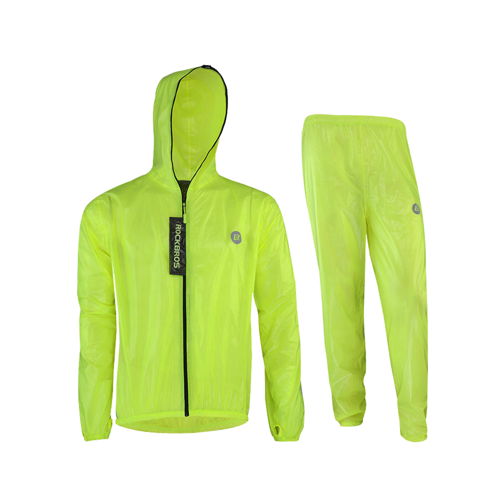ROCKBROS Regenanzug Fahrrad Jacke Regenjacke Hose Wasserdicht Langarm Gr.M-4XL