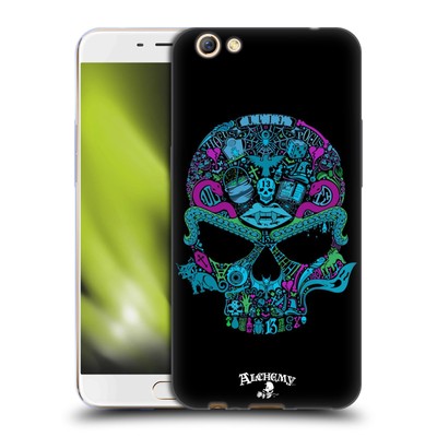 OFFICIAL ALCHEMY GOTHIC SKULL SOFT GEL CASE FOR OPPO PHONES