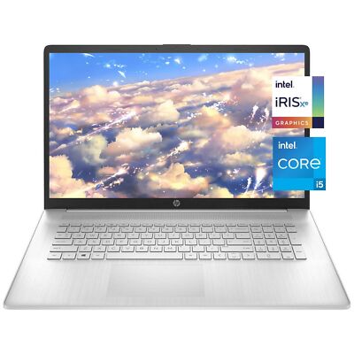 New HP  17.3'' FHD Laptop, Intel Core i5-1135G7 Processor, Windows 11 ,Silver