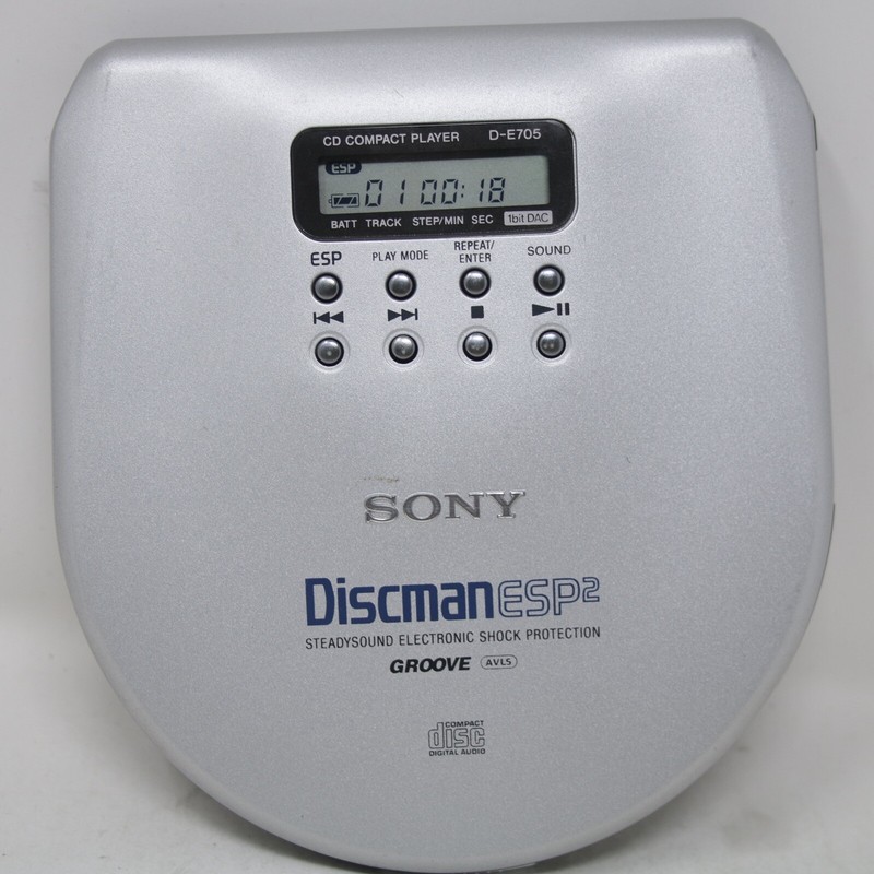 Rare Sony Discman ESP2 D-E705 Portable CD Player