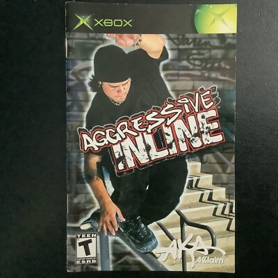 Aggressive Inline Microsoft XBOX Instruction Manual Only