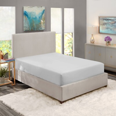 Hotel Luxury Single Fitted Sheet Only Extra Soft Wrinkle Free Deep Pocket Fitted