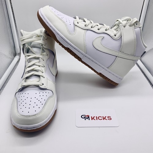 Size 9 - Nike Dunk High Sail Gum 195243642398| eBay