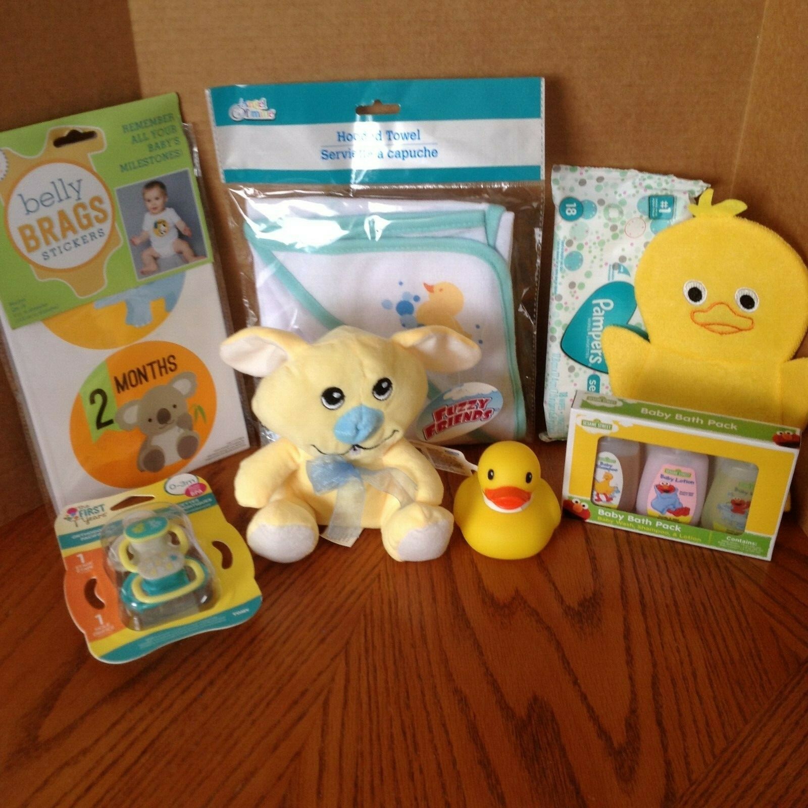 New Infant Easter Or  Baby Shower  Gift Basket