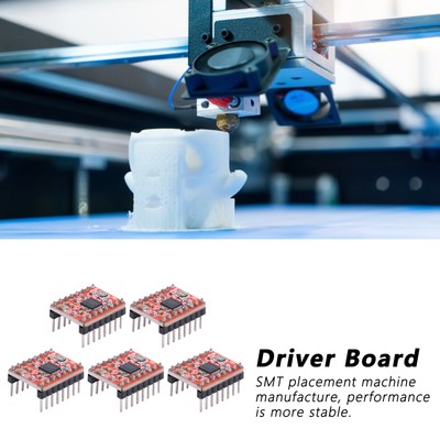 5Pcs Stepper Motor Driver Module Board For Ramps 1.4 A4988 3D Printer Accessory