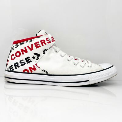 Converse Unisex CTAS Street Hi 166365F Белая повседневная обувь Кроссовки Размер M 12 W 14