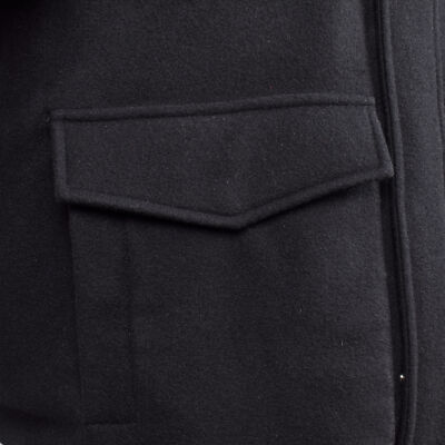 Pre-owned Brunello Cucinelli Men's Down Filled 100% Cashmere Bomber Jacket / Coat In Black, Nero