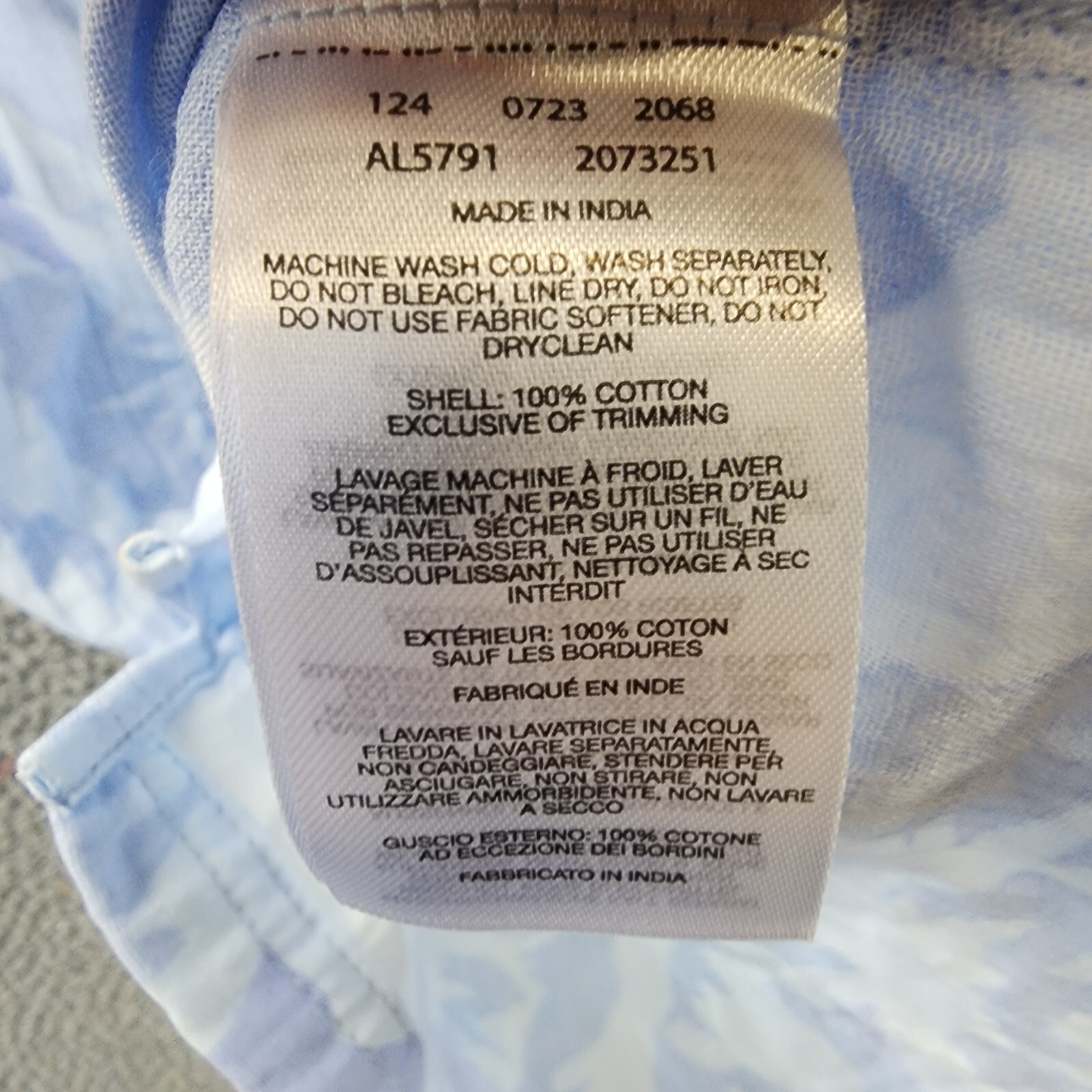 Columbia Holly Hideaway Breezy Dress Women's S Whisper Peonies Button Closure - Picture 11 of 14