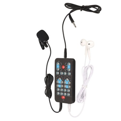 Voice Disguiser Multiple Applications Voice Changer Black ABS 8 Sound Effects...