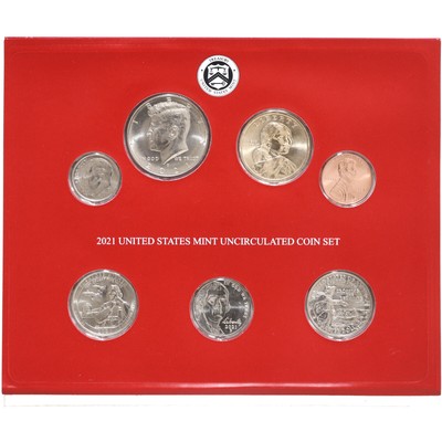 2021 Mint Set Original Plastic 14 BU Coins