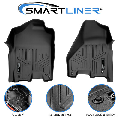 SMARTLINER Floor Mats For 12-18 RAM 1500 Crew Cab/RAM 2500/3500 Crew or Mega Cab
