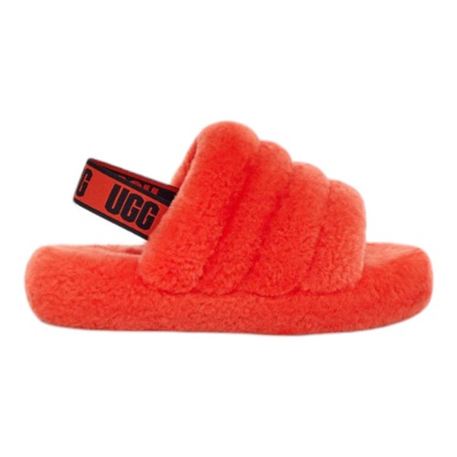 Ugg W Fluff Yeah Slide Women 8 Orange Fluffy Sandal Ugg W Fluff Yeah Slide Women 8 Orange Fluffy Sandal