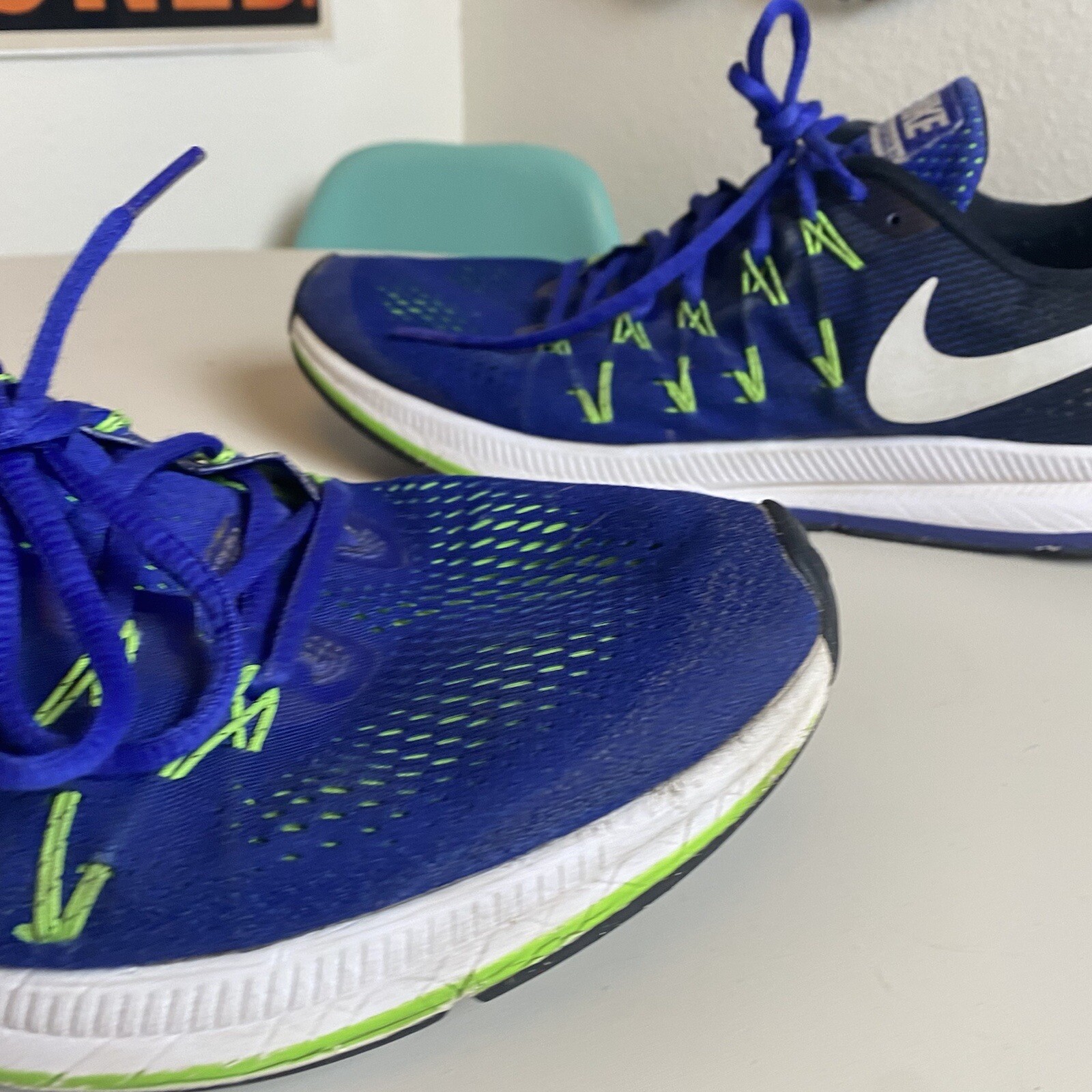 Size 14 - Nike Air Zoom Pegasus 33 Blue 