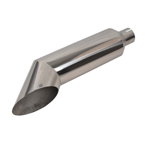 4''/5''Dual Smoker Diesel Exhaust Stack T Pipe+2X 4"/5''In 7''/ 8"Out Stack Tips