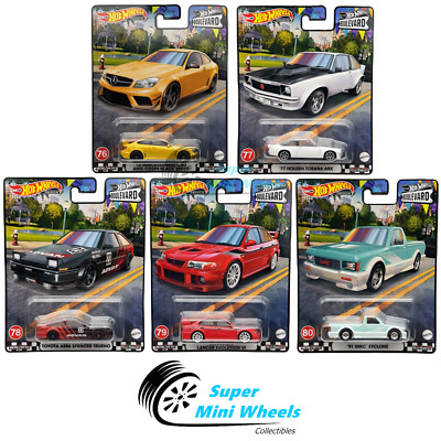 Hot Wheels Boulevard R Case (#76-#80) 5 Cars Set