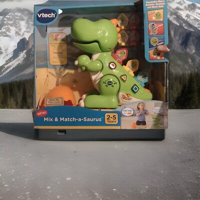 Vtech Mix and Match A Saurus Educational Toy Sings Dances Pretend Play Age 2-5