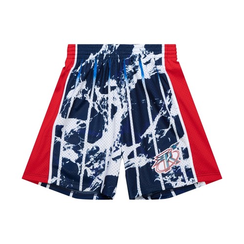 

ШОРТЫ MITCHELL - NESS NBA TEAM MARBLE SWINGMAN HOUSTON ROCKETS 1996, Blue/red