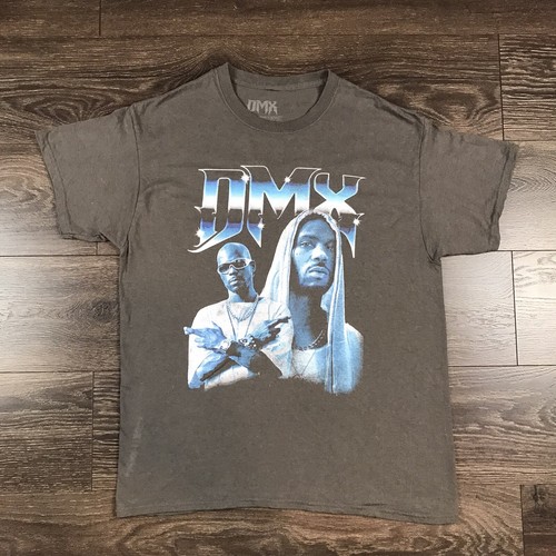 DMX Music Artist Men's Faded Gray Old School Retro Hip-Hop