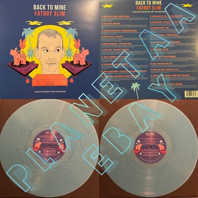 Fatboy Slim Back To Mine Blue Colored Sealed Vinyl