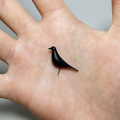 Vitra Eames House Bird 12th Scale Miniature Designer Dolls House Black