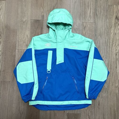 Supreme Umbro Hooded Anorak Jacket Coat Blue Green Size Supreme Umbro Hooded Anorak Jacket Coat Blue Green Size