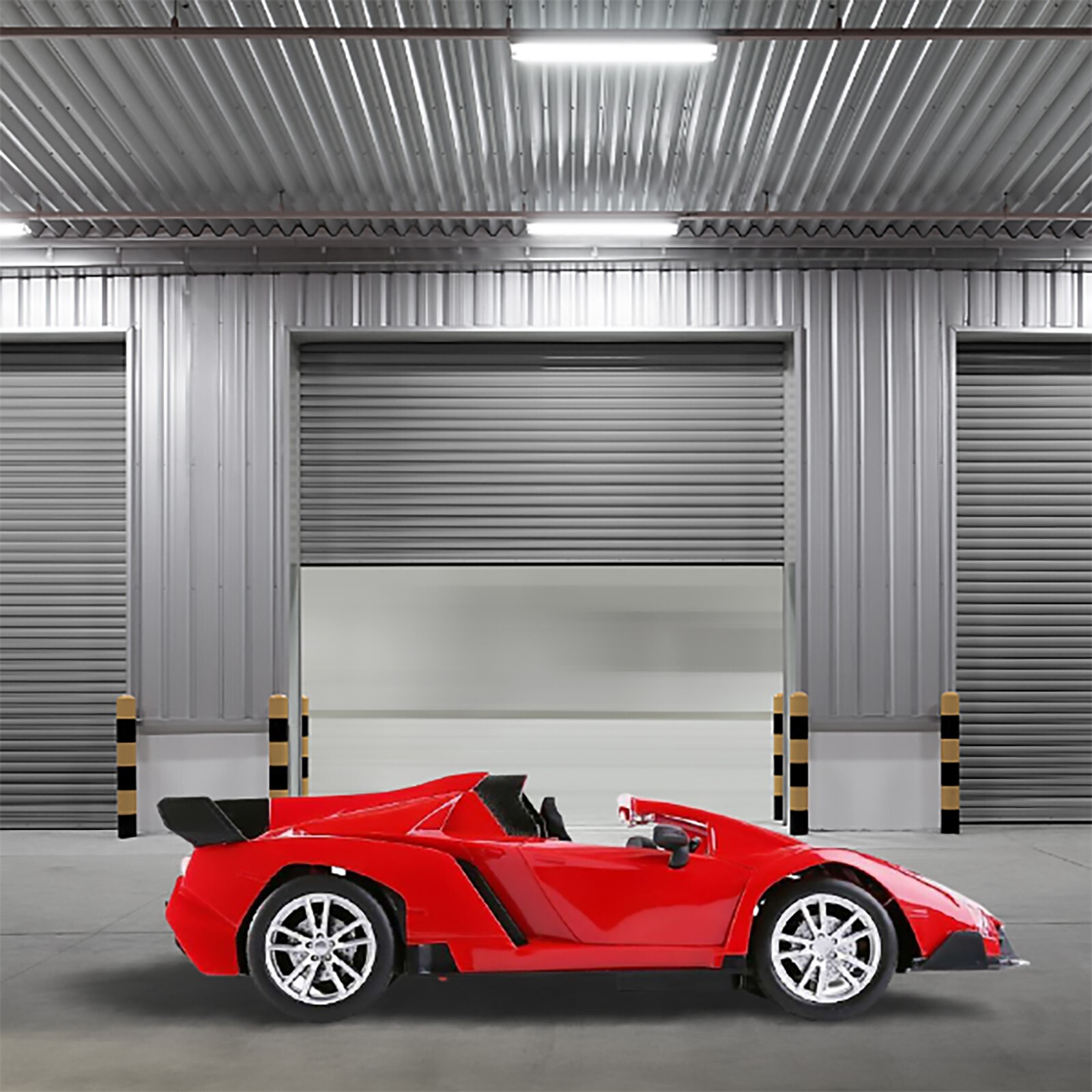 Remote Control Battery Operated Lamborghini Sports Toy Car for Boys 1/14 - Red