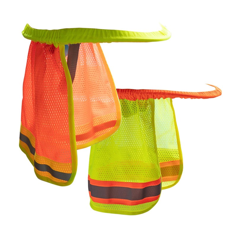 2 pieces of sunscreen safety helmet sun, foldable safety helmet