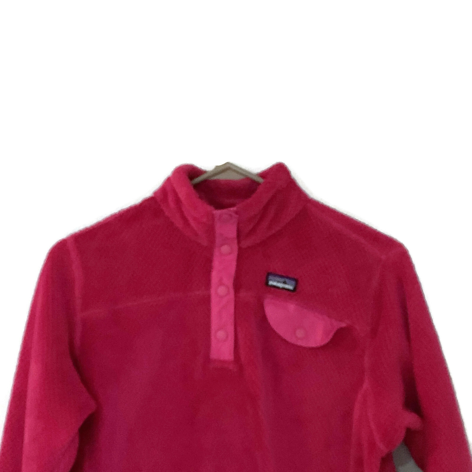 Patagonia Polartec Thermal Pro Snap-T Fleece GIRLS XXL (16) Hot Pink